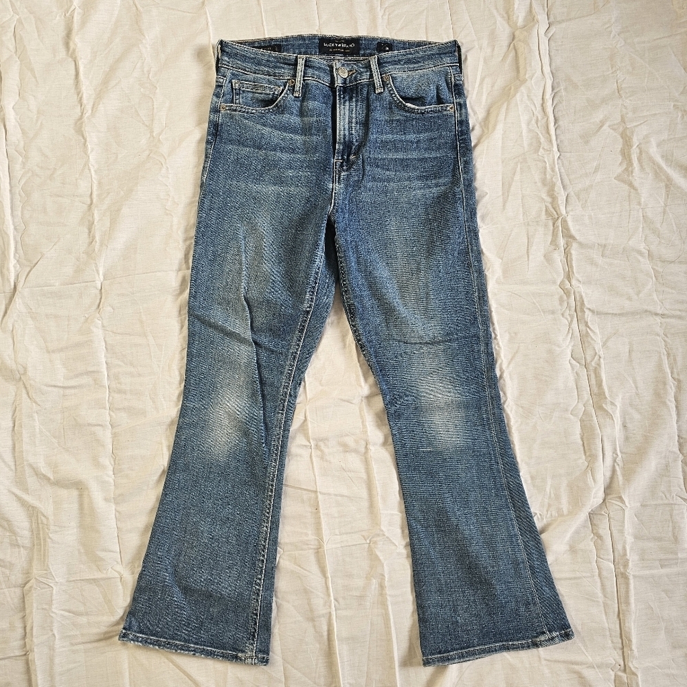 Lucky Brand 26 2 Bridgette Cropped Flare Classic Blue Women's Jeans